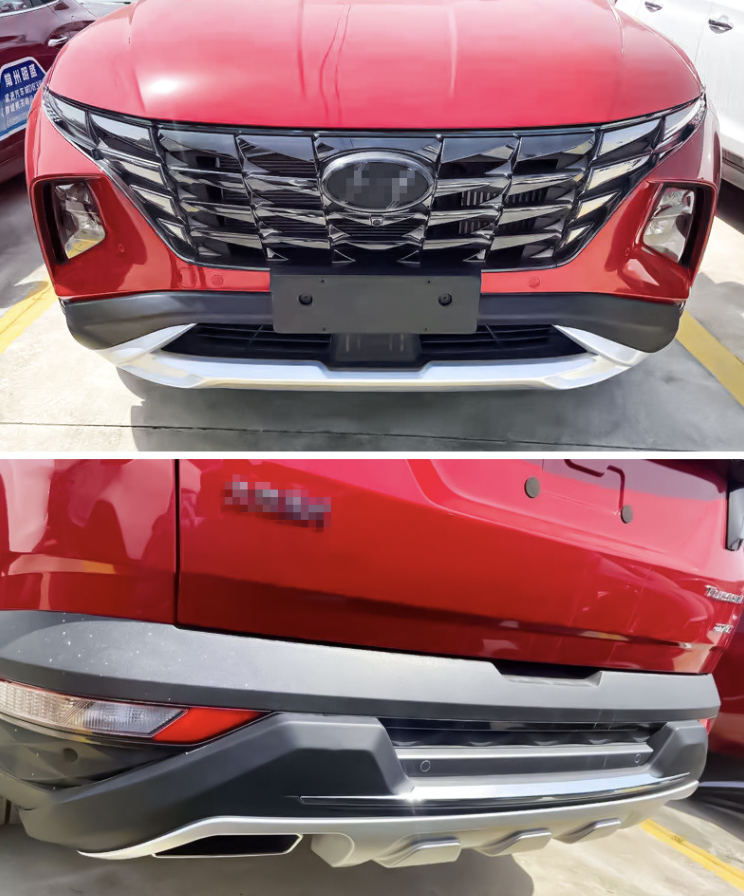 Hyundai CRETA ฮุนได เครต้า สเกิร์ตชุดแต่งรอบคัน ลิ้นหน้า ลิ้นหลังและสเกิร์ตข้าง พลาสติก ABS