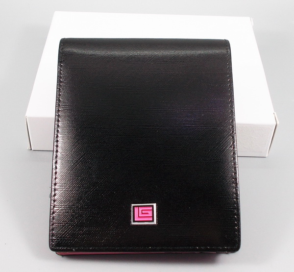 กระเป๋าสตางค์ Guy Laroche ดำ-ชมพู ใหม่ แท้