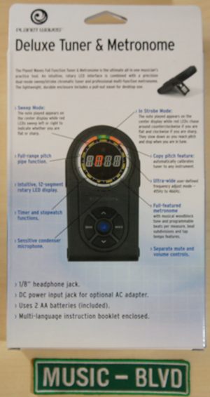 Planet Waves PW-CT-05 Chromatic Tuner Metronome