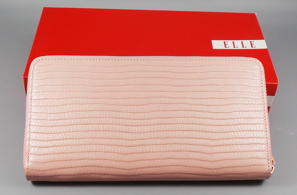 กระเป๋าสตางค์ ELLE ชมพู ใหม่ แท้