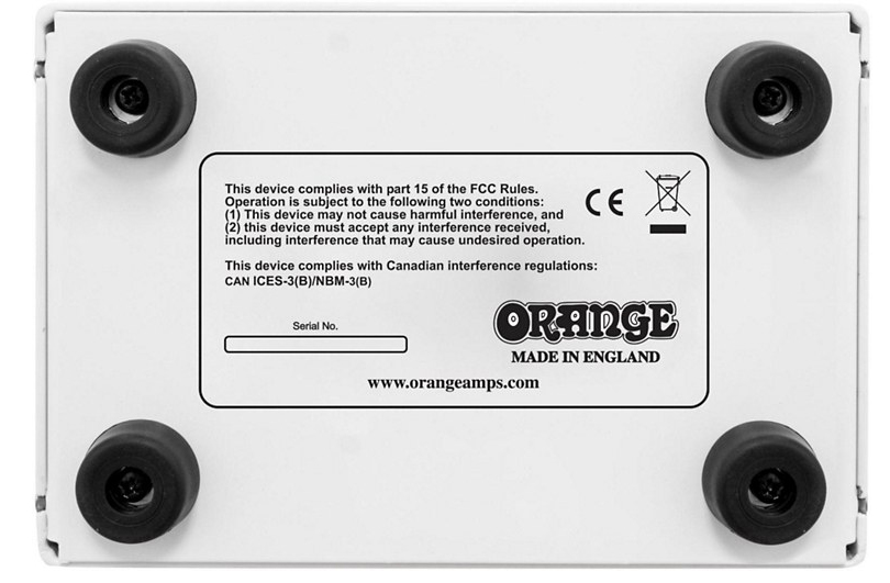 Orange Amplifiers Bax Bangeetar Pre-EQ Guitar Effects Pedal