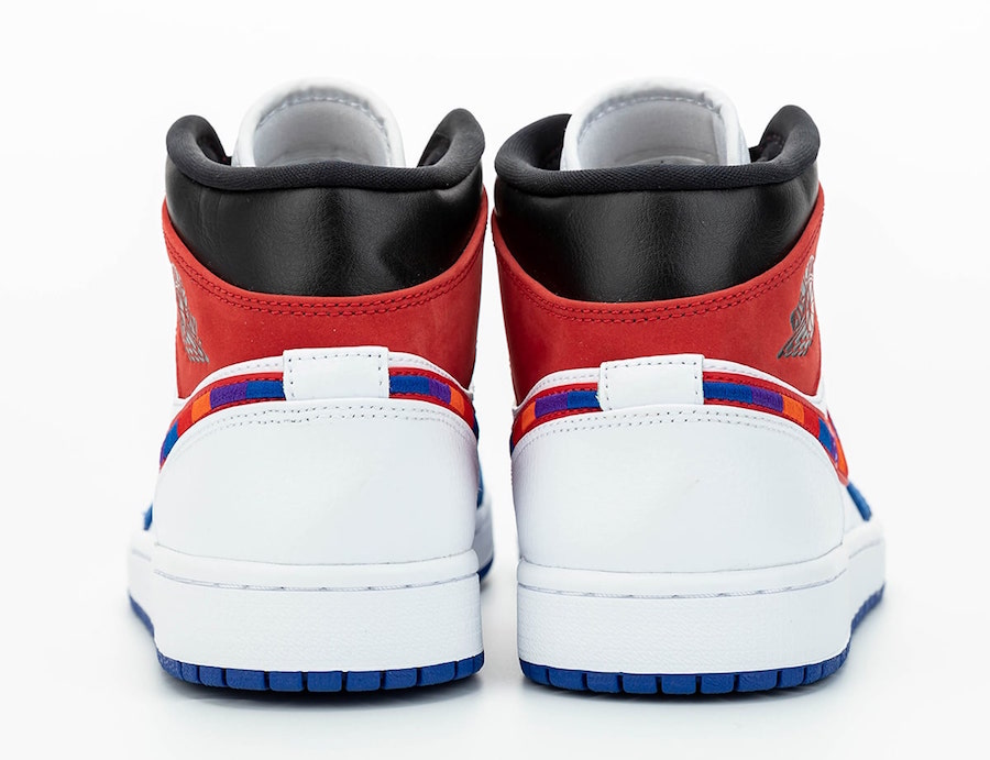 Nike Air Jordan 1 Mid Multicolor Swoosh