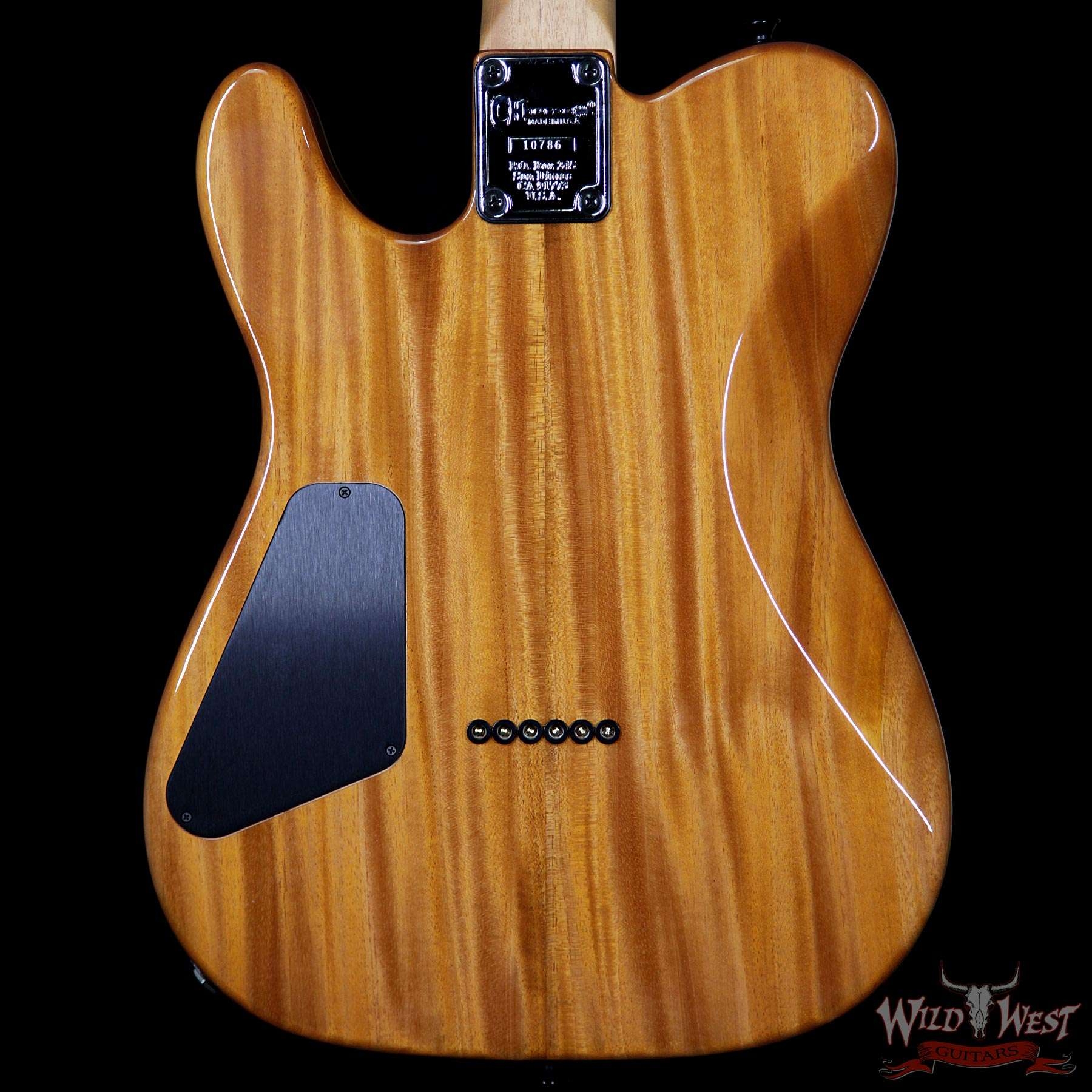 Charvel Custom Shop Wild West 010 Masterbuilt Red Dave Style 2 HH Flame Top Kill Switch - Trans Aqua