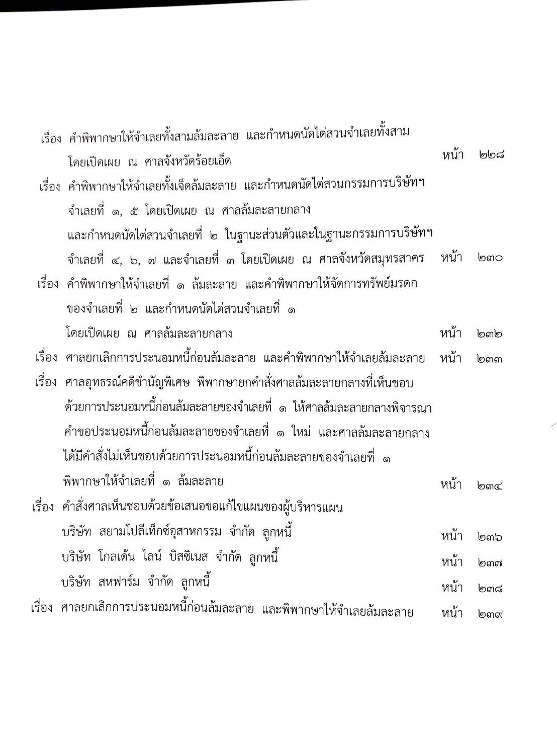 กฎหมายออกใหม่ ตอนที่ 80/63 47 ประกาศเจ้าพนักงานพิทักษ์ทรัพย์