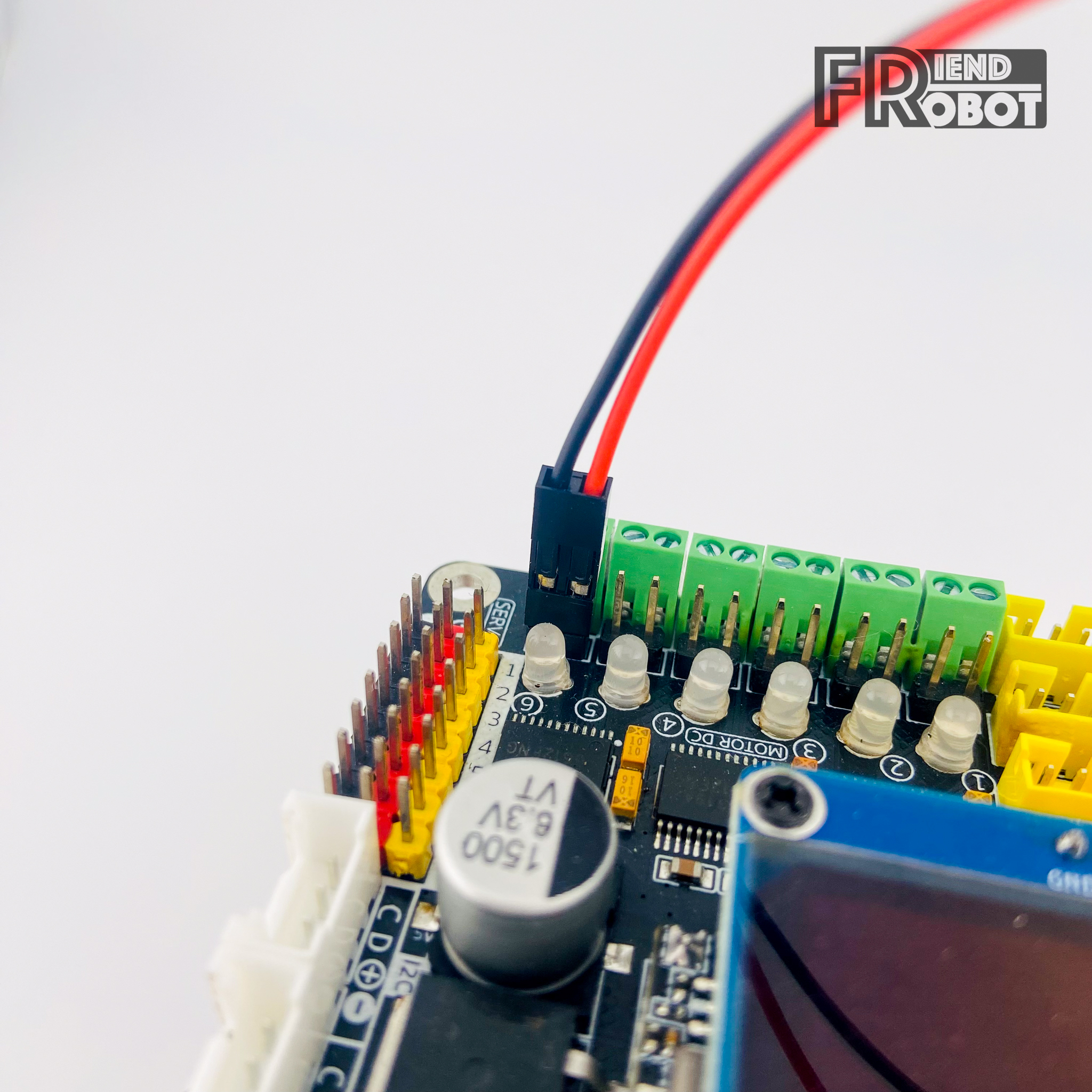 สายต่อมอเตอร์ พร้อมหัวเสียบ ปลายไล้ตะกั่ว (แพ็ค 5 เส้น)