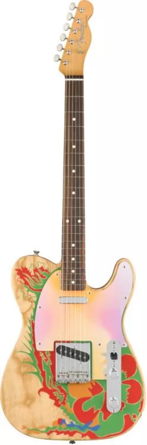 Fender Jimmy Page Telecaster - Natural w/ Artwork