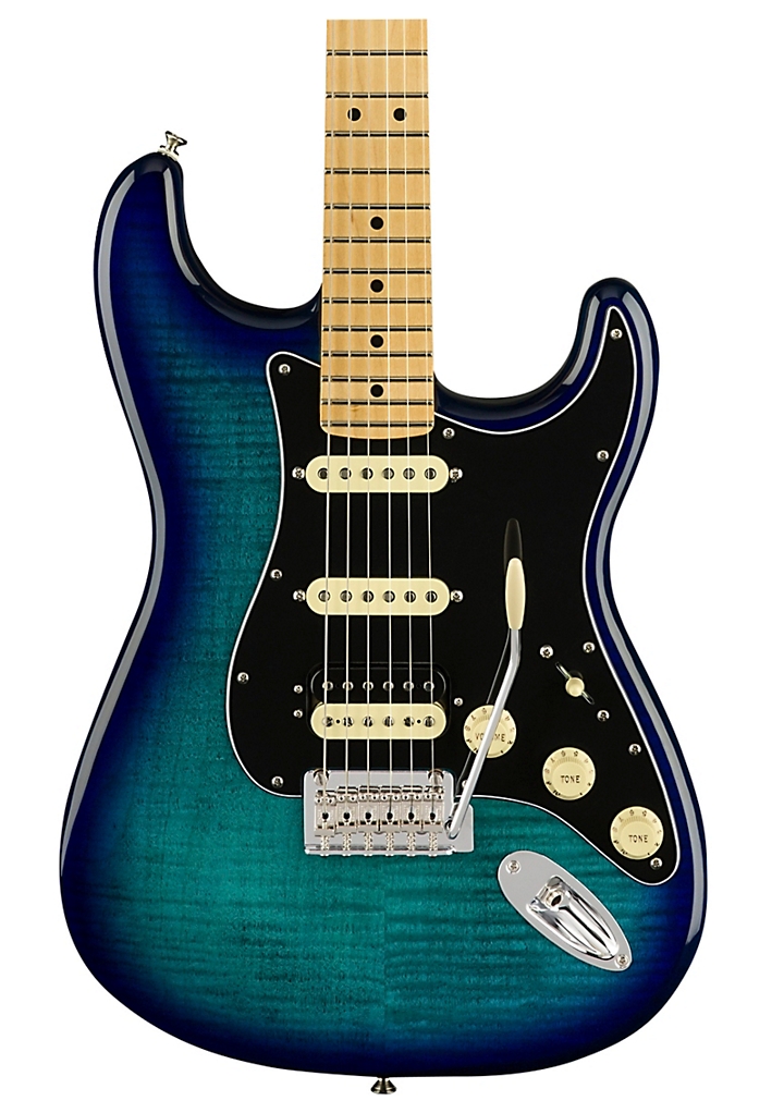 Fender Player Stratocaster HSS Plus Top Maple Fingerboard Limited-Edition Electric Guitar Blue Burst