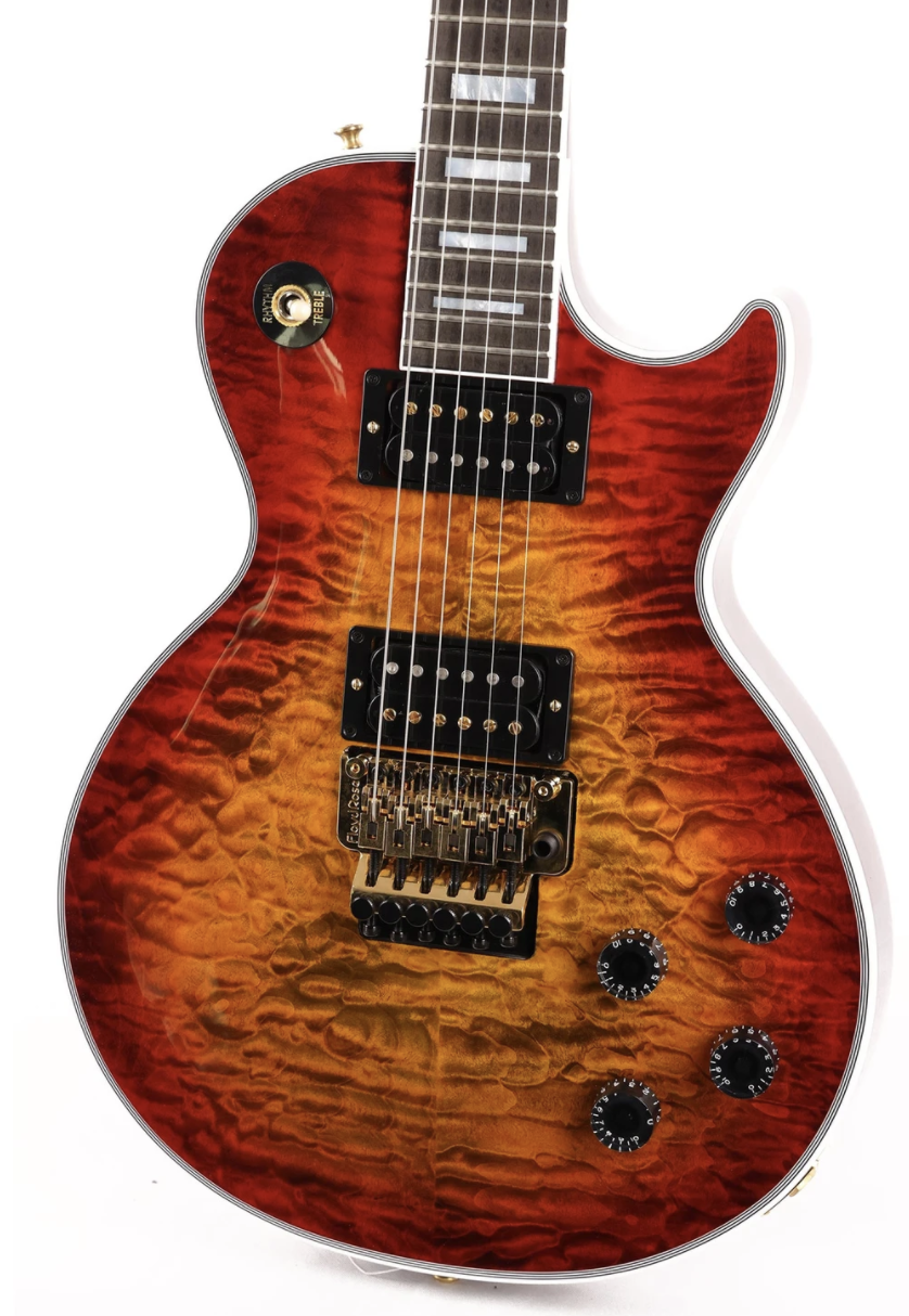 Gibson Custom Shop Les Paul Custom Axcess Made 2 Measure Bengal Burst 5A Top