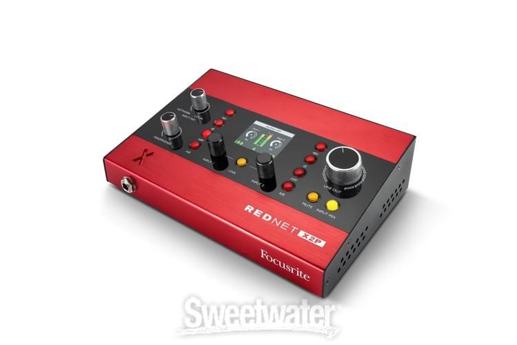 Focusrite Rednet X2P 2x2 Ethernet Audio Digital IO with Mic Preamps
