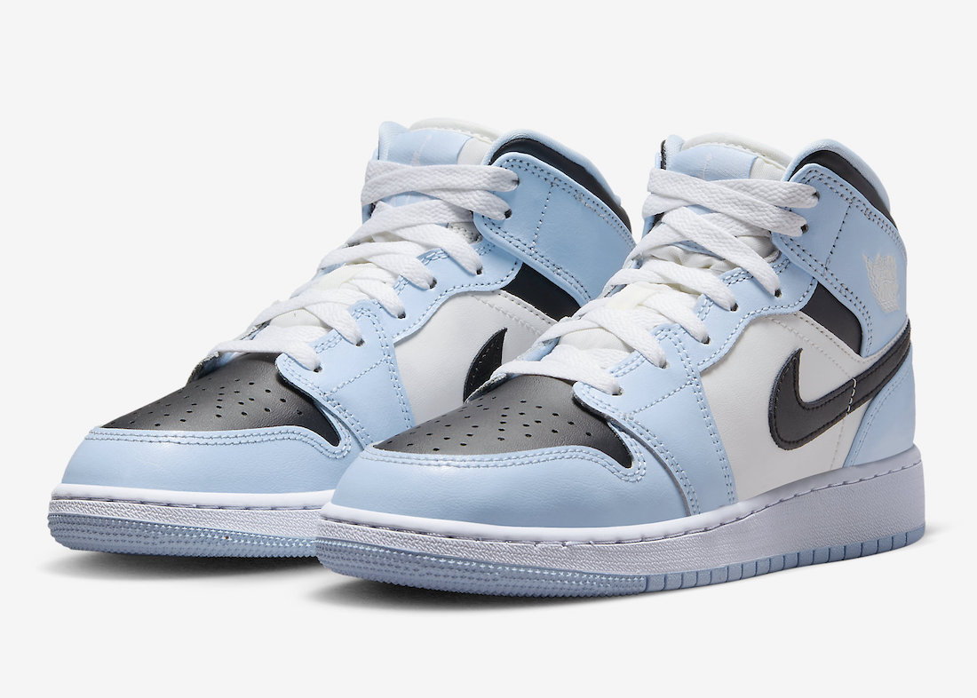 Nike Air Jordan 1 Mid GS “Ice Blue”