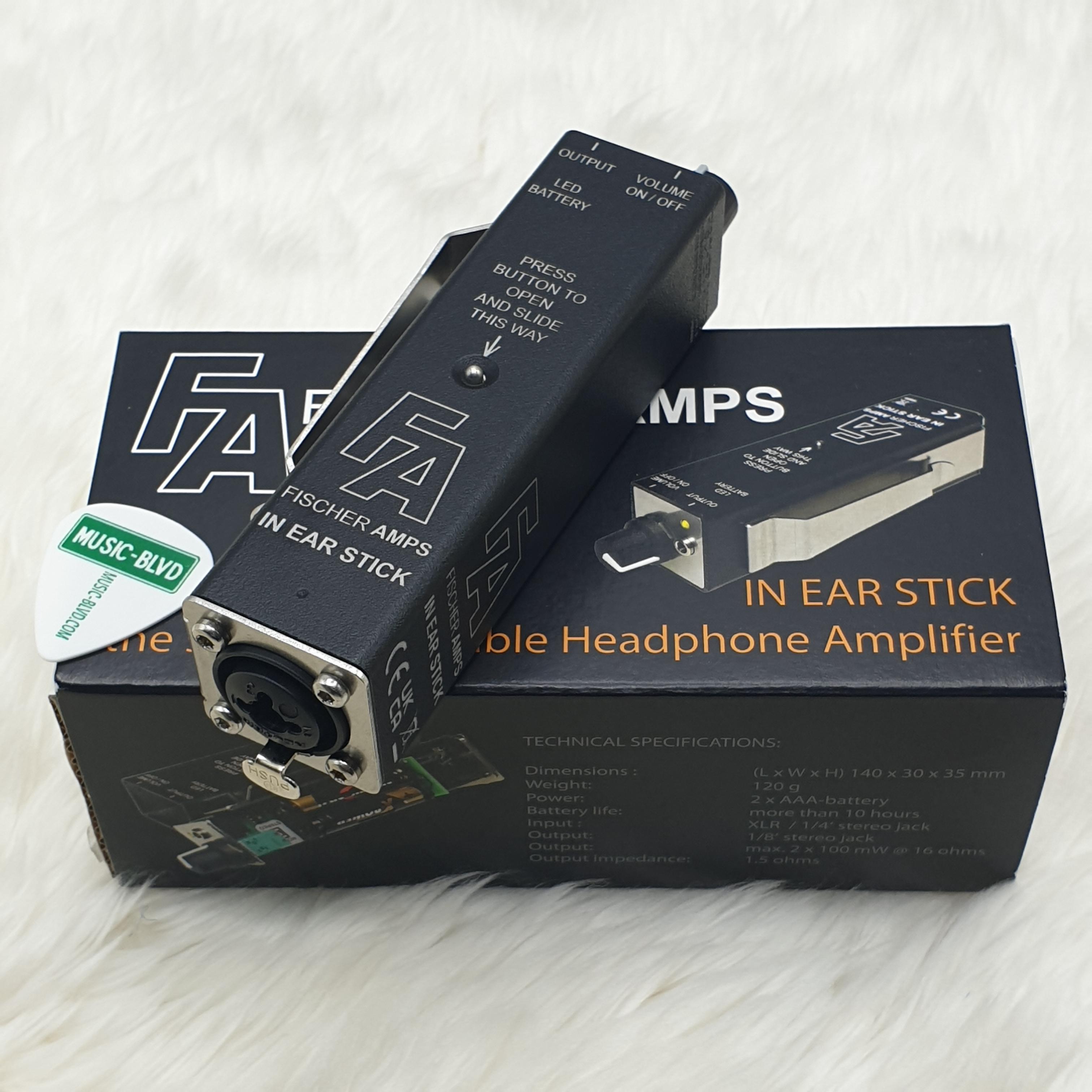 Fischer Amps In-Ear Stick Portable Headphone Amplifier
