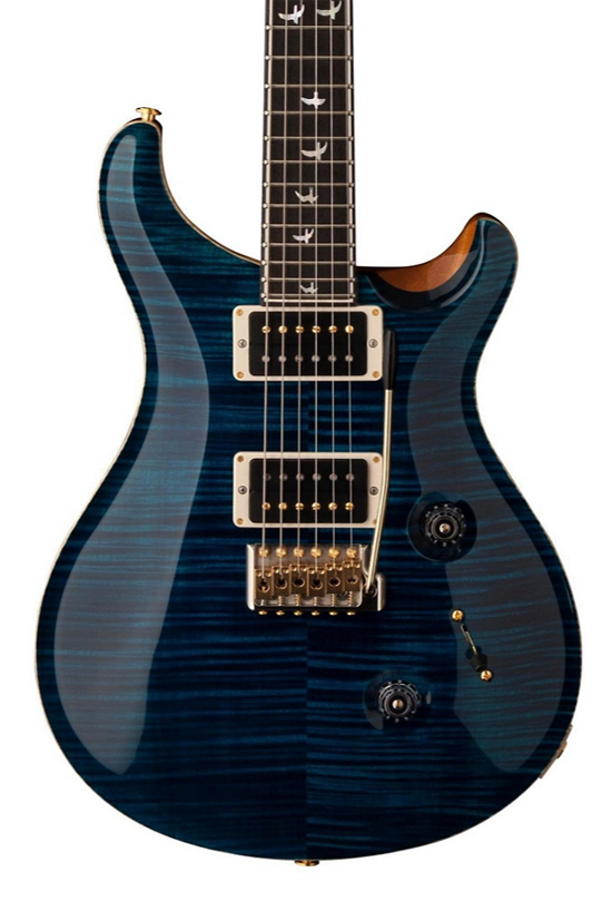PRS 30th Anniversary Custom 24 Figured Maple 10 Top Electric Guitar Azul