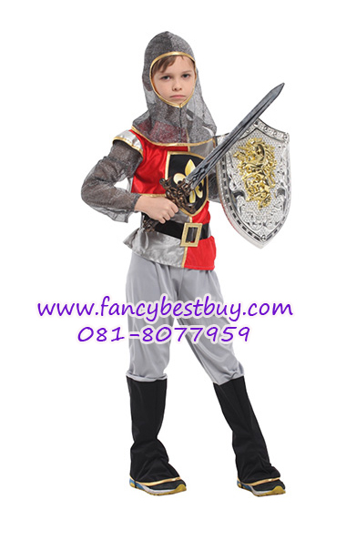 ชุดแฟนซีเด็กแบบชุดนักรบโรมันหรือชุดอัศวินหรือชุดทหารเสือ มีขนาด M, L, XL