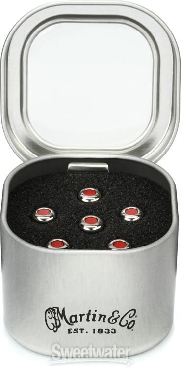 Martin Luxe Liquidmetal Bridge Pin Set - Chrome