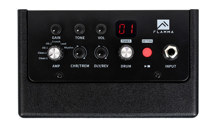 Flamma FA05 Mini Bluetooth Guitar Amplifier Compact Practice Amp