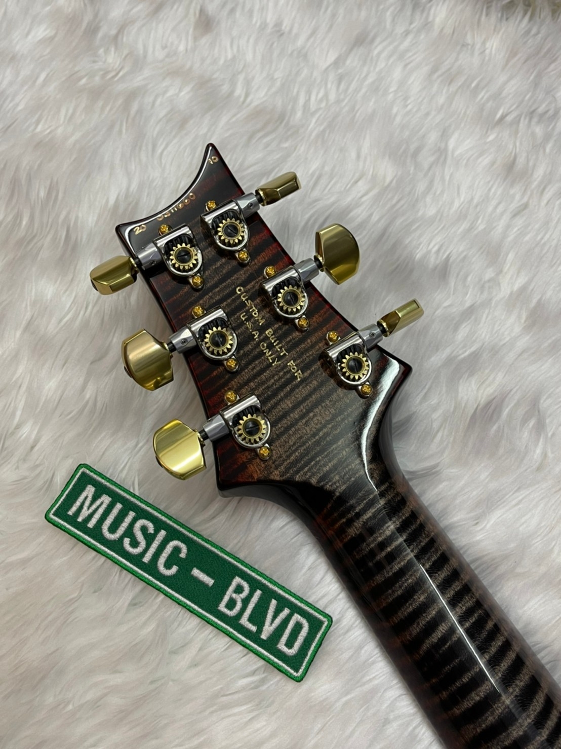 PRS Wood Library 10 Top Special 22 Flame Neck Brazilian Rosewood Charcoal Cherry MB Exclusive