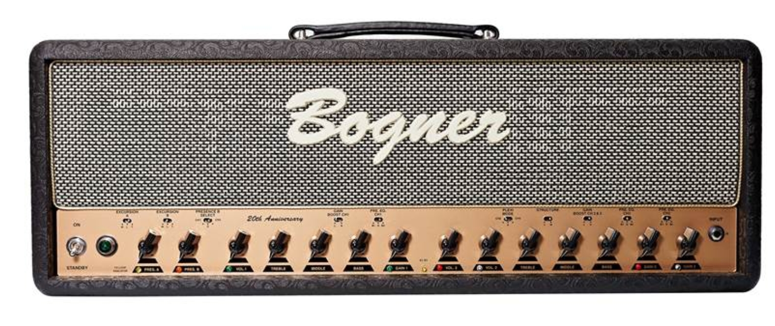 Bogner Ecstasy 20th Anniversary 100-watt Tube Head with 6L6s