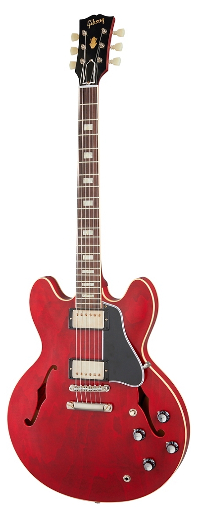 Gibson Custom 1964 ES-335 Reissue VOS Semi-Hollow Body Electric Guitar Sixties Cherry & Vintage Burst