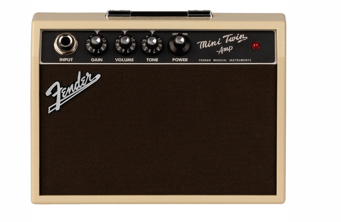 Fender Mini '65 Twin 1W 2x3 Guitar Combo Amp Blonde