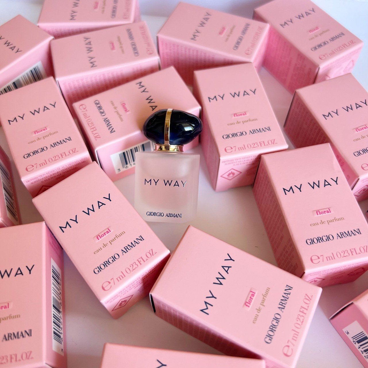 น้ำหอมจิ๋วมินิ Giorgio Armani My Way Floral 7ml แบบแต้มมีกล่อง ( Mini Perfume น้ำหอมขนาดพกพา)