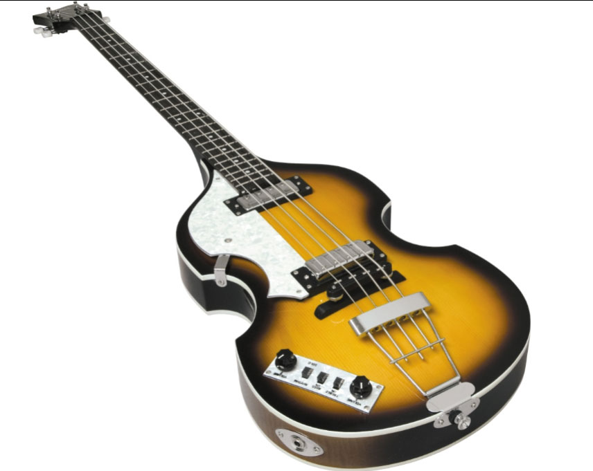 Hofner Ignition Series Vintage Violin Left-Handed Bass Sunburst w/Case