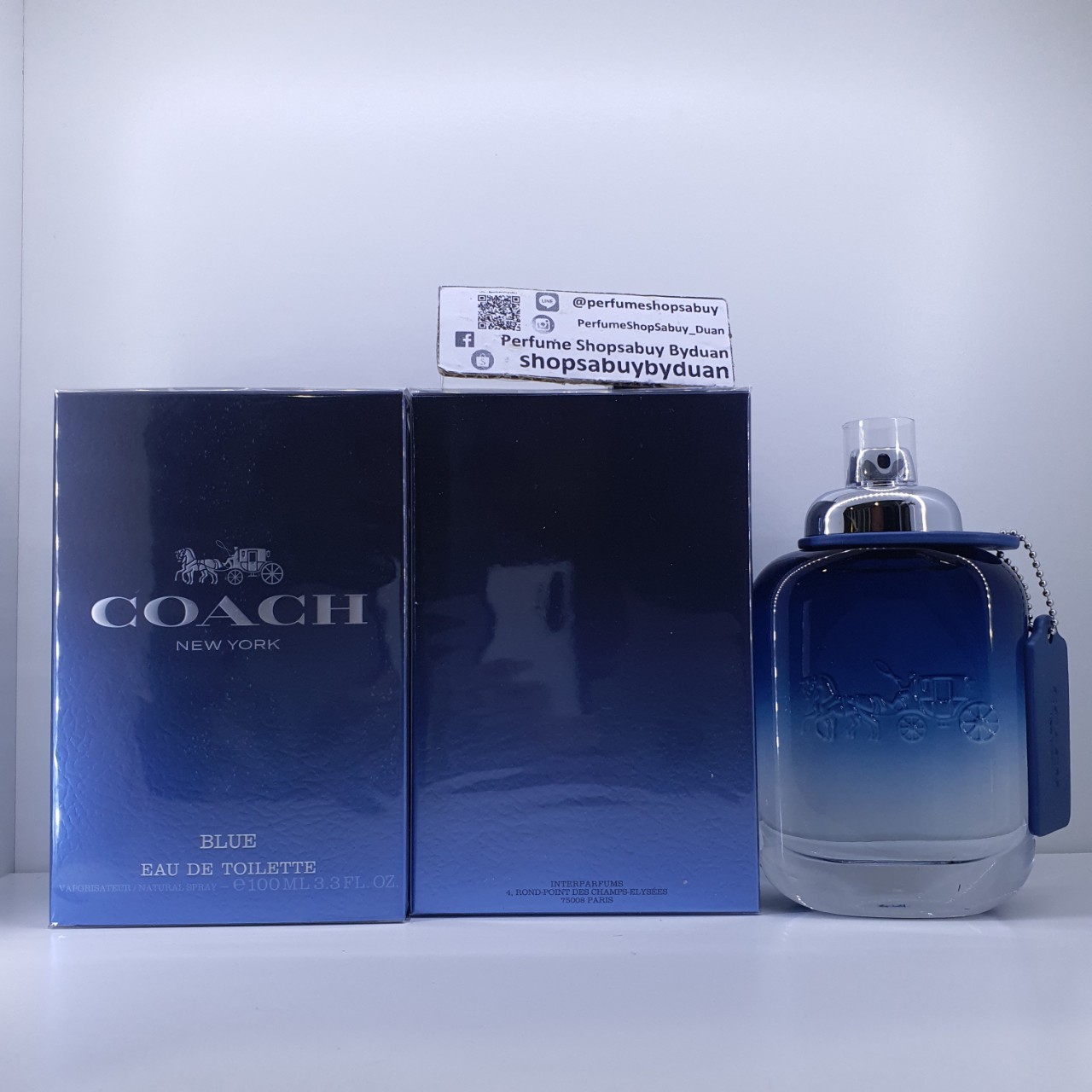 น้ำหอมแท้แบ่งขาย Coach Blue For Man Eau de Toilette💕Travel Size แบบทดลอง
