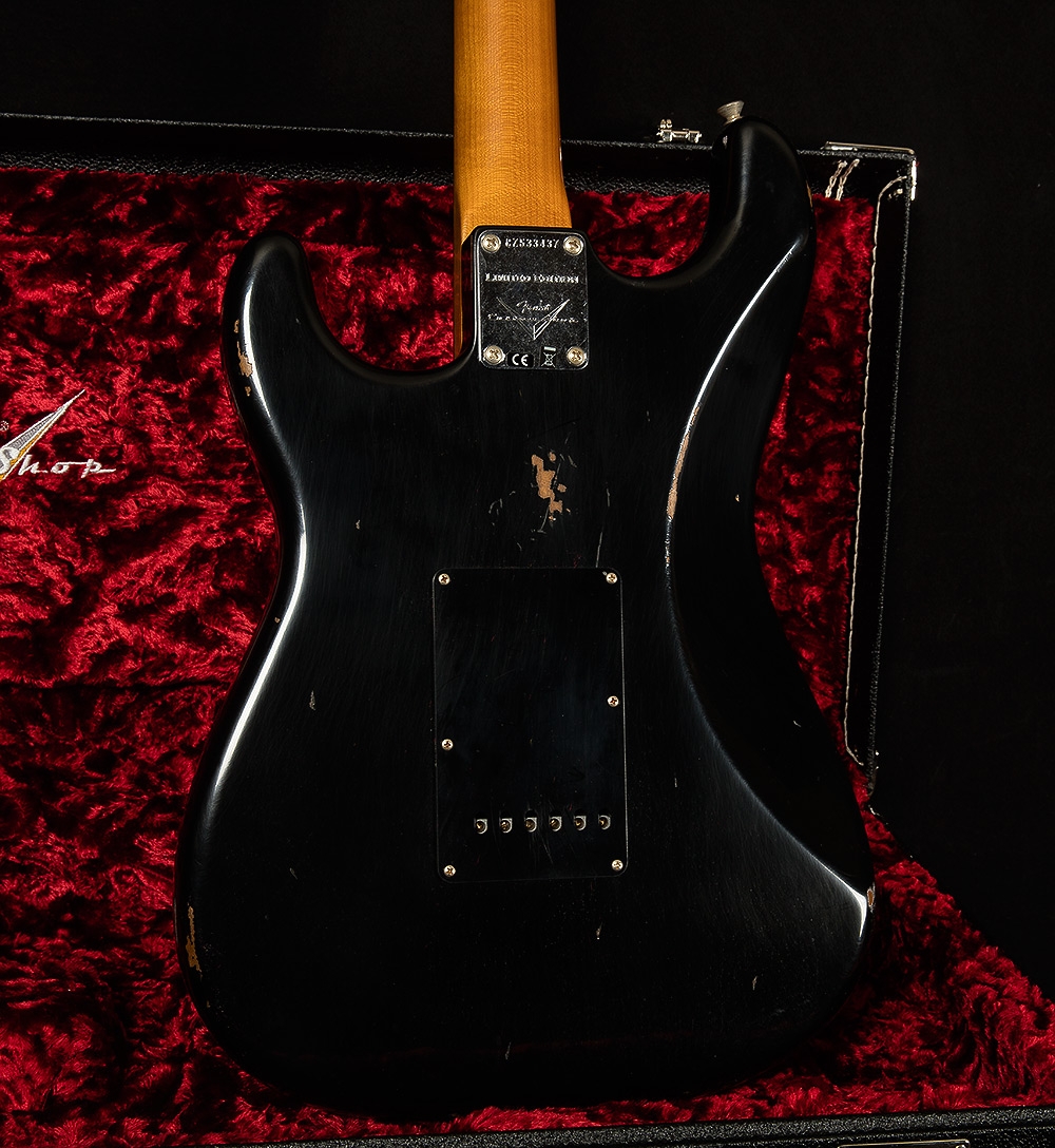 Fender Custom Shop 2017 Limited Roasted Dual-Mag Stratocaster Relic - Aged Black