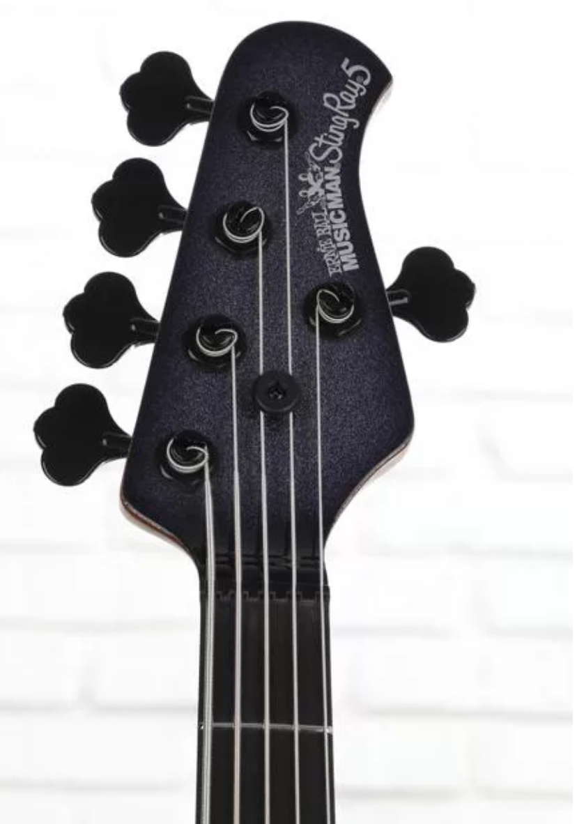 Ernie Ball Music Man StingRay Special 5 HH Bass Guitar - Eclipse Sparkle, Sweetwater Exclusive