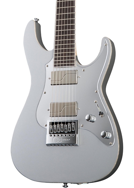 ESP LTD Ken Susi KS-M-7 Evertune 7-String Electric Guitar - Metallic Silver