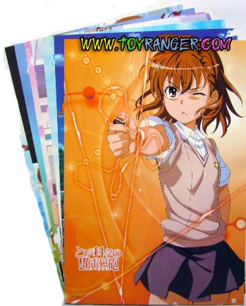 โปสเตอร์ To Aru kagaku no Railgun 1 (8ใบไม่ซ้ำ)