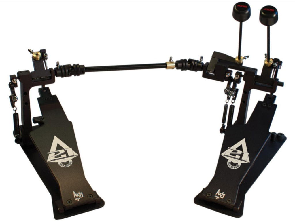 Axis Sabre A21 Double Bass Drum Pedal with Microtune Spring Tensioner