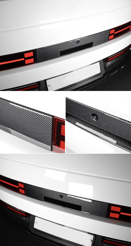 แต่งมือจับท้ายรถ Hyundai SANTA FE Hybrid ฮุนได ซานตา เฟ่