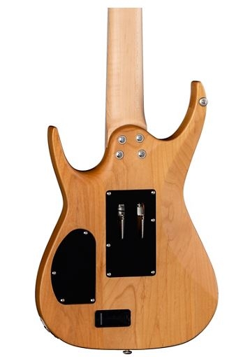 Dean Exile Select Burled Poplar with Floyd Seven-String Electric Guitar Satin Turquoise Burst