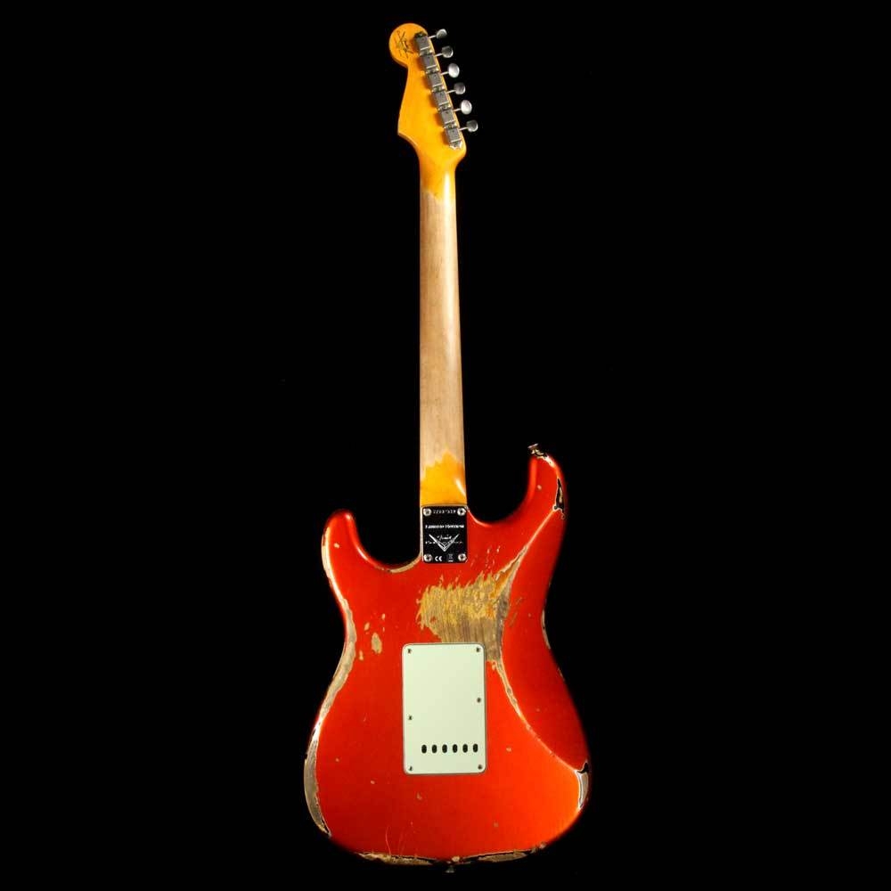 Fender Custom Shop 62 Stratocaster Heavy Relic - Candy Tangerine Over 3-Tone Sunburst