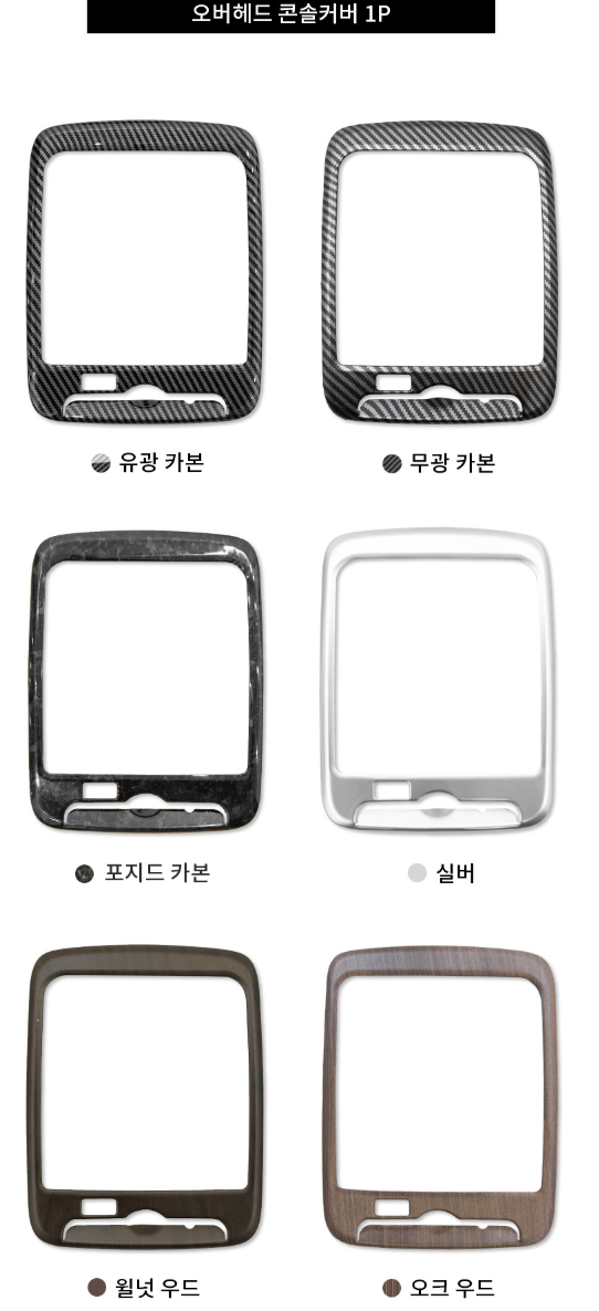 ฝาครอบคอนโซลเหนือศีรษะ Hyundai SANTA FE Hybrid ฮุนได ซานตา เฟ่