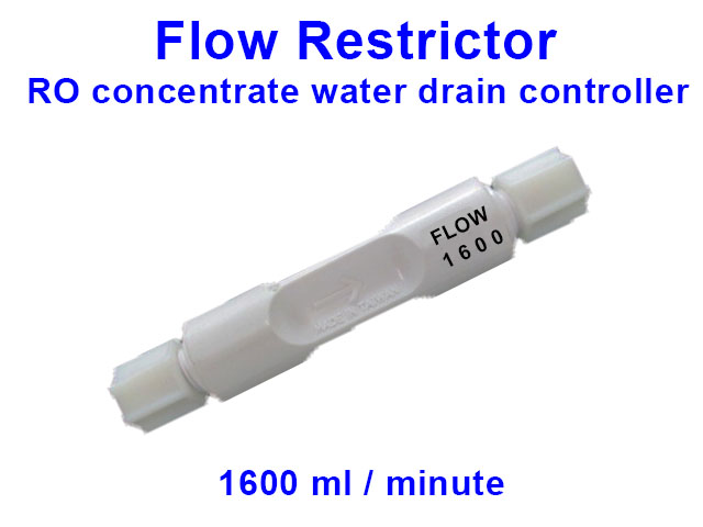RO Flow Restrictor 1600 J Flow จำกัดอัตราน้ำทิ้ง 1600 ml/min