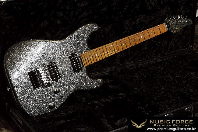 Suhr Classic HH Silver Sparkle w/5A Roasted Birdseye Maple Neck