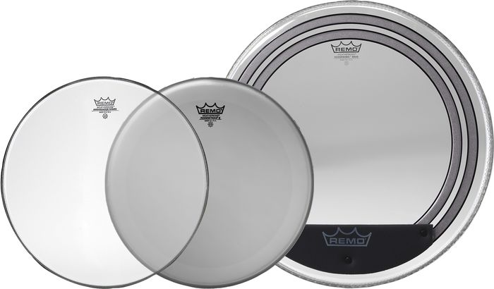 Remo Groove Drumhead Pack with Free Ambassador Snare Side Head