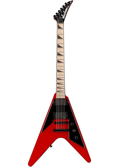 Jackson Custom Shop Round Horn V Electric Electric - Ferrari Red