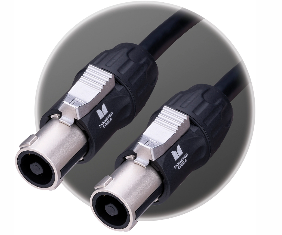 Monster Cable Prolink Studio Pro 2000 Speaker Cable with Speak-On Connectors 20 ft. Black