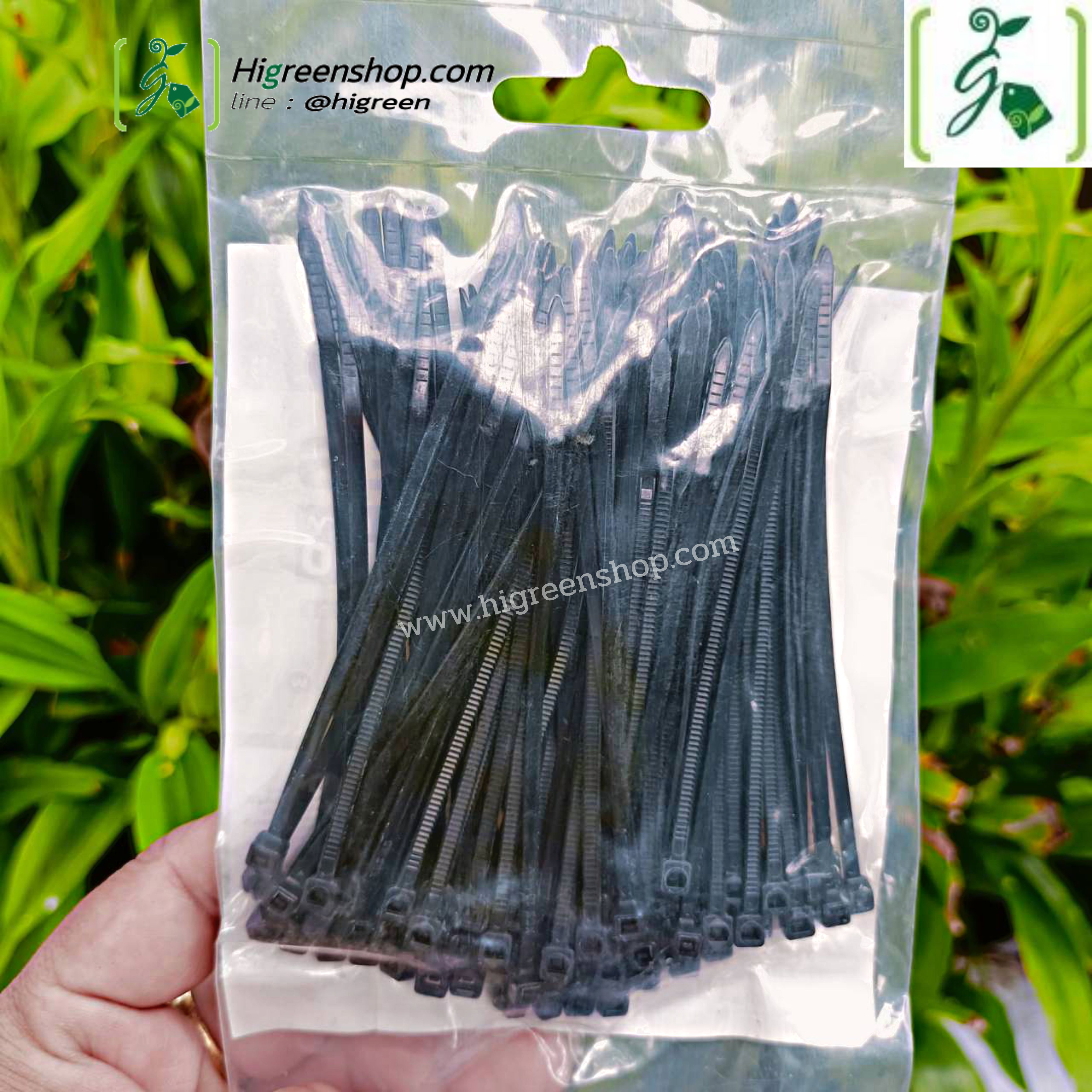 เคเบิ้ลไทร์สีดำ Fixton (Cable Ties ) ขนาด 2.5x100/100ชิ้น