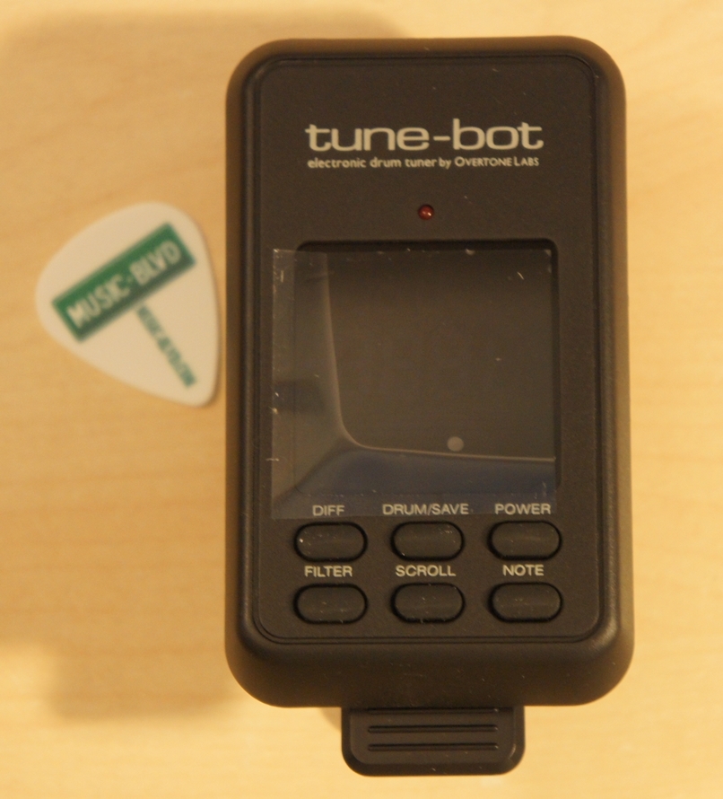 Tune-bot Electronic Drum Tuner Black