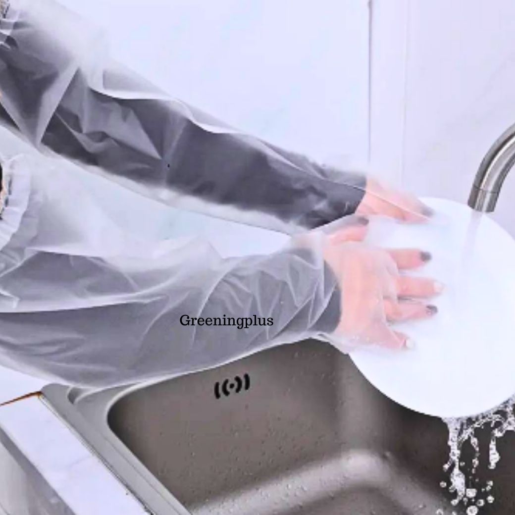 ถุงมือพลาสติก คลุมศอก แบบยาวพิเศษ 55 cm. Long Glove จำนวน 10 ชิ้น (5คู่) / แพ็ค