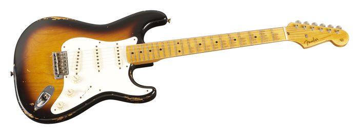 Fender Custom Shop 1957 Stratocaster Relic Electric Guitar Master Built by Dale Wilson 2 Color Sunburst