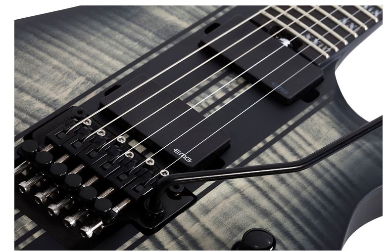 Schecter Guitar Research Banshee GT FR 6-String Electric Guitar Charcoal Burst