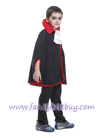 ชุดแฟนซีเด็กแดร๊กคูล่า แวมไพร์ สำหรับวันฮาโลวีน มีขนาด S, M (รุ่นนี้มีฟันปลอมให้ แต่ไม่รวมกางเกง) สำเนา