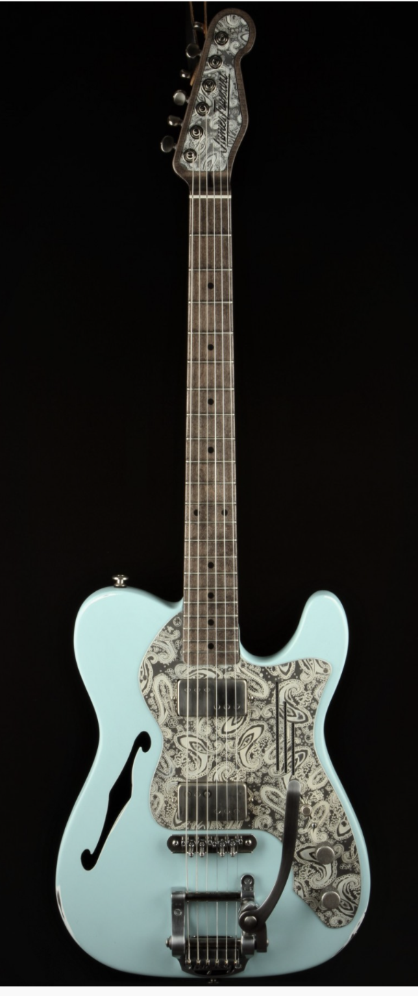 James Trussart Deluxe Steelcaster - Ocean Blue