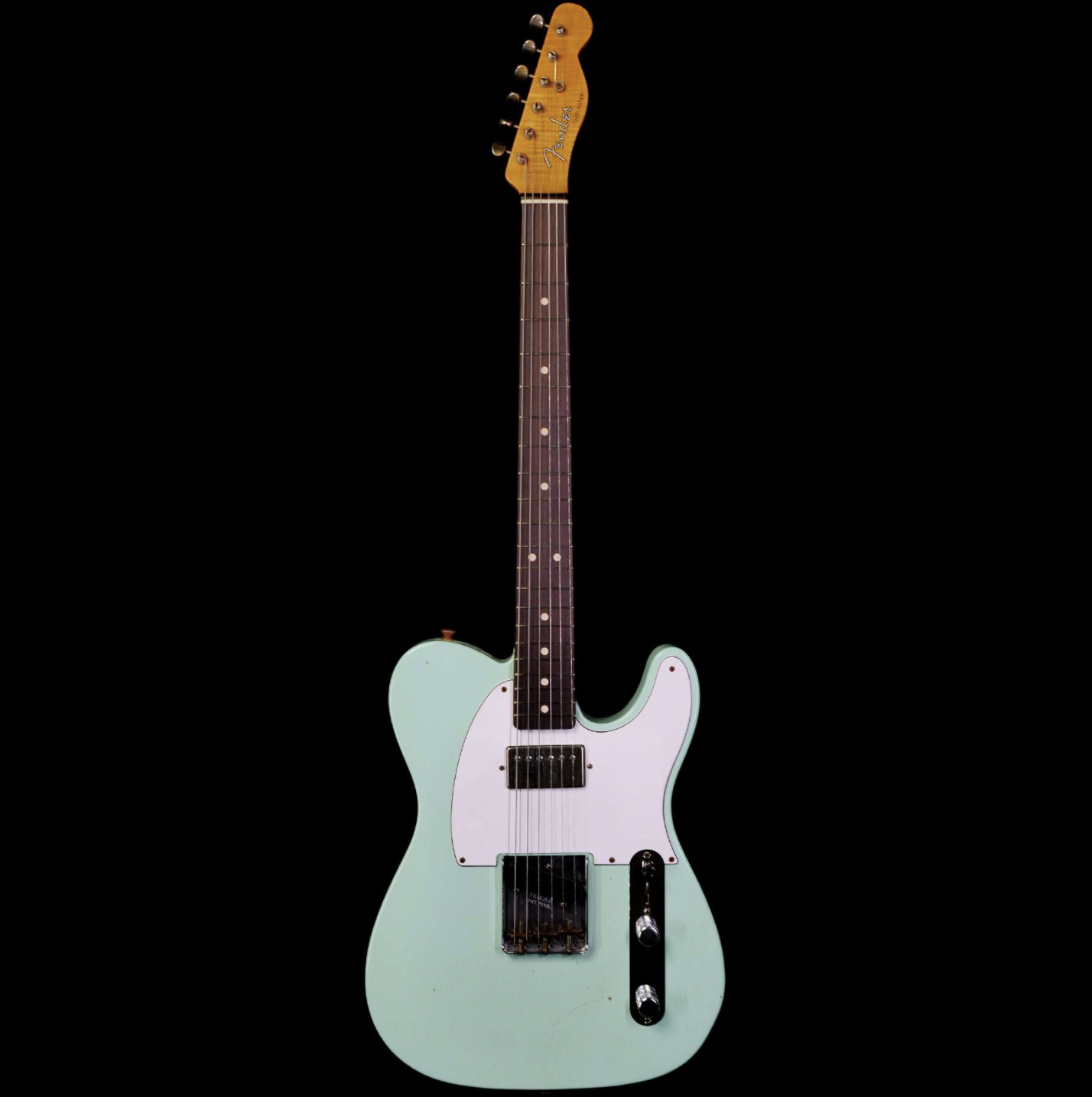 FENDER CUSTOM SHOP YURIY SHISHKOV MASTERBUILT 1963 TELECASTER HS JOSEFINA HAND-WOUND PICKUP JOURNEYMAN RELIC SURF GREEN