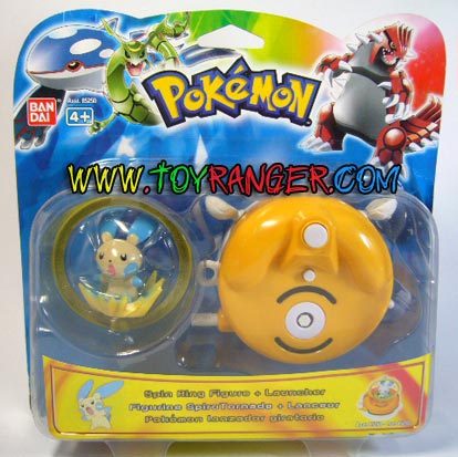 Minun: Pokemon Spin Ring Figure + Launcher (แท้)