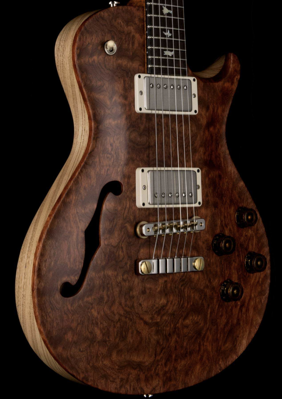 PRS Private Stock 9071 Singlecut 594 Semi-Hollow Bubinga Top Brazilian Rosewood Board Satin